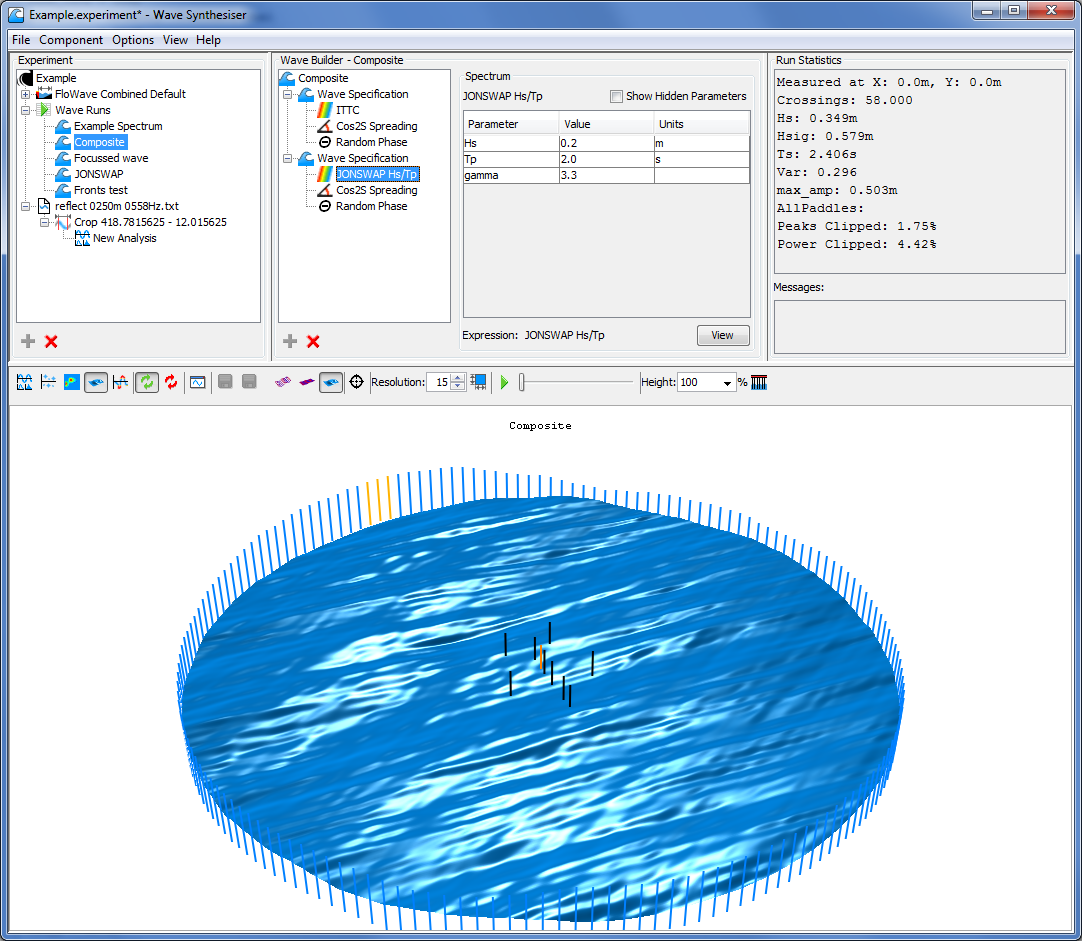 Wave generating software Edinburgh Designs